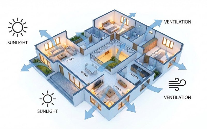 Modern 2BHK House Planning for Indian Families